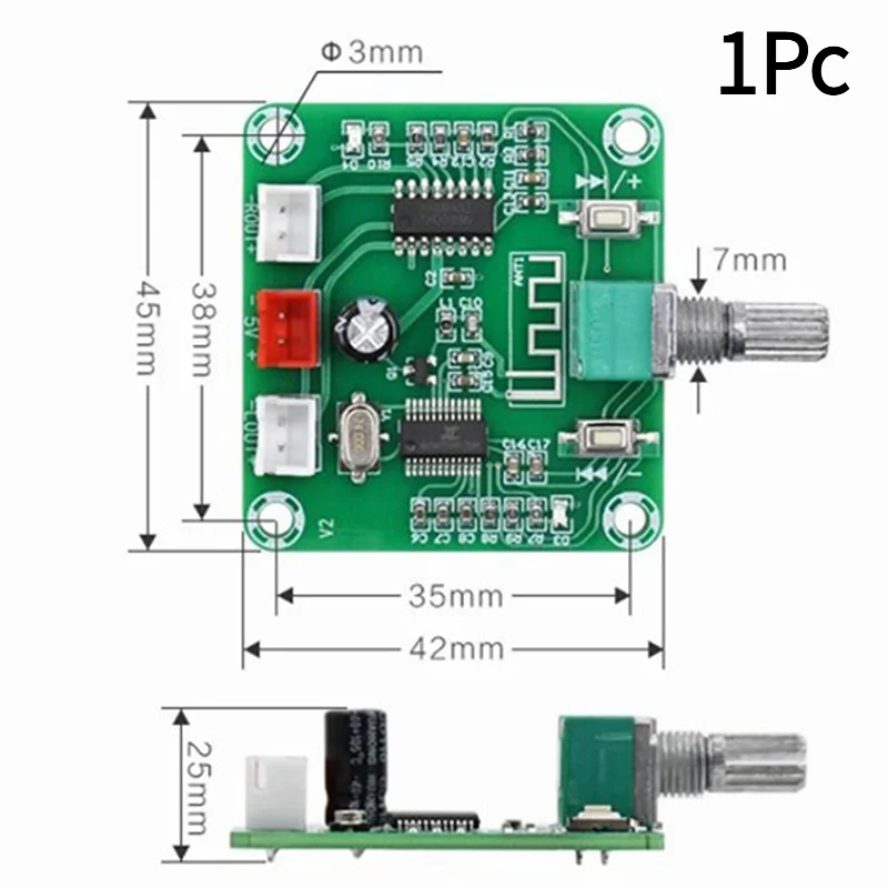 1Pc XH-A158 Wireless Speaker Amplifier Board Ultra Clear Bluetooth 5.0 Audio Power Amplifier Board. view 2