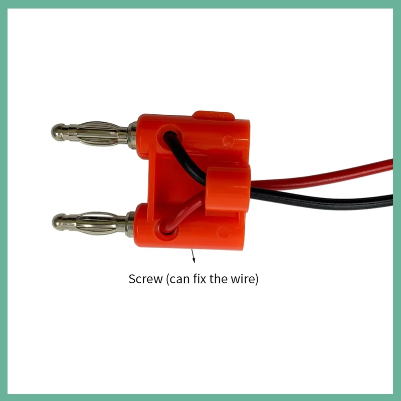 4mm Nickel Plated Double Row Parallel Lantern Shaped Banana Connector Test Solder Free Plug E3