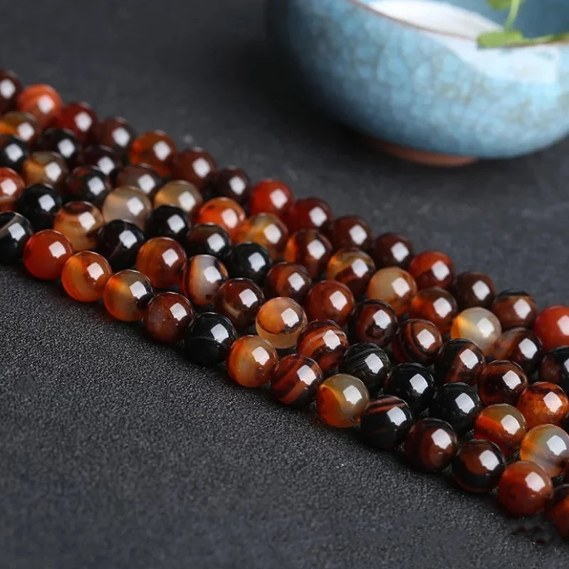 Natural Carnelian Bead Diy for Bracelet Necklace Pendants Earrings Making