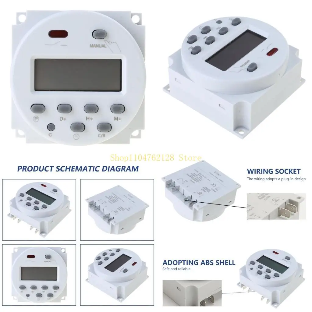Weekly 7 Day Programmable Timer Relays Electronic Timer Switches Relays Digital LCD Power Programmable Timer Relays best sale