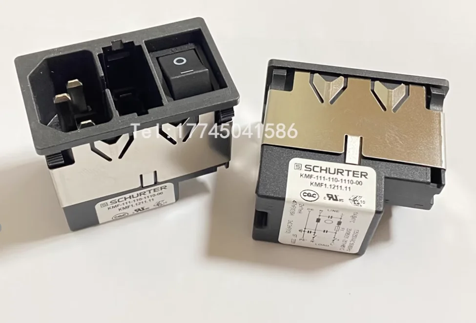 

1PCS/LOT KMF-111-110-1110-00 KMF1.1211.11 SCHURTER FILTER 125VAC 1A
