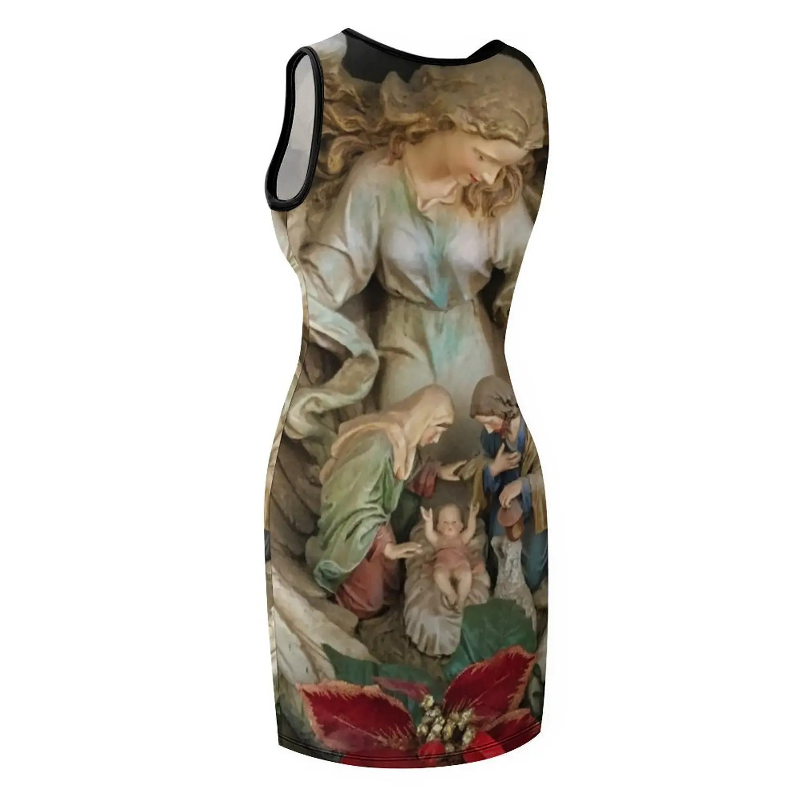 ชุดเดรสแขนกุดแองเจิลเนทิวิตี้สำหรับงานพรอม ชุดราตรีผู้หญิง ชุดราตรีสตรี