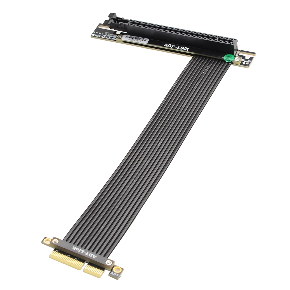 Riser Gen4 Pci E 4.0 16X Om 4X Grafische Kaarten 1U Verticale Socket Flexibele Universele Verlengkabel Riser Card Adapter voor Gpu