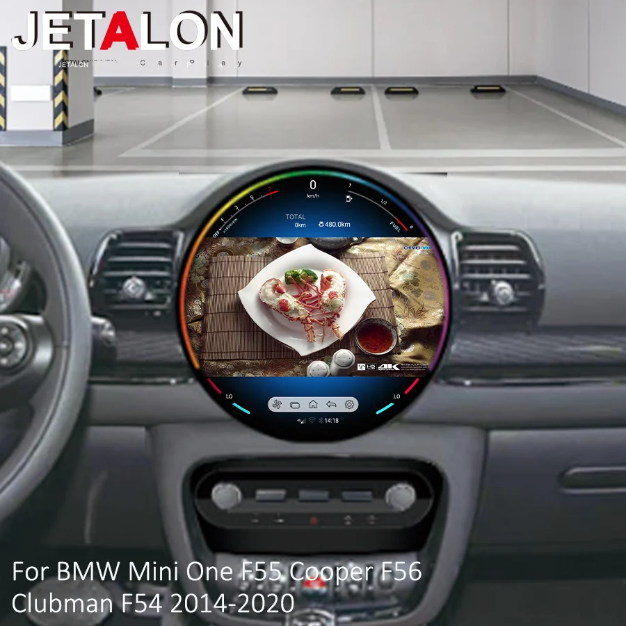11.8''  Android For BMW Mini One F55 Cooper F56 Clubman F54 2014-2020 Navigation GPS Multimedia Player Carplay Stereo Car Radio