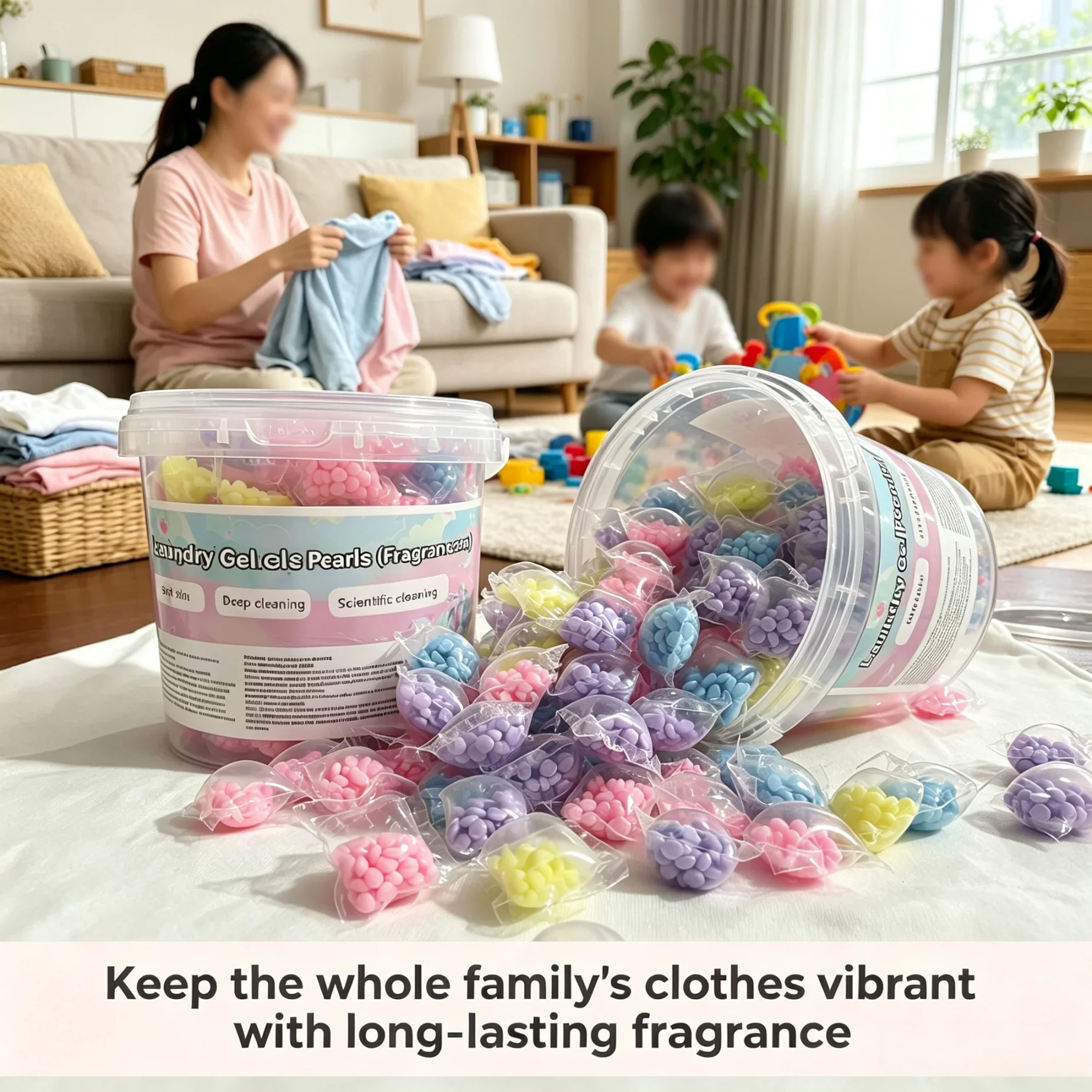 Laundry Scent Booster Beads 145g/295g/400g - Multi-Scent Deodorizing Fragrance Beads，Water-soluble Fragrance Beads
