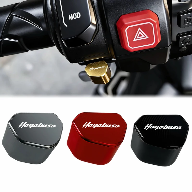 Motorcycle turn signal switch button modification turn key cap Accessories For Suzuki GSX1300R GSX 1300R Hayabusa 1999-2026