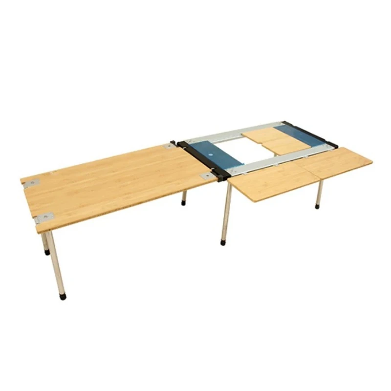 

Folding outdoor portable tables and chairs mobile kitchen barbecue table self-driving tour