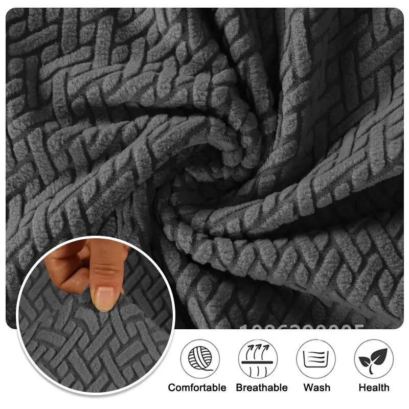 Recliner Sofa Cover Knitted Jacquard Lazy Boy Elastic Sofa Protector Relax Armchair Cover Lounge Home Pets Anti-Scratch 1 Seater