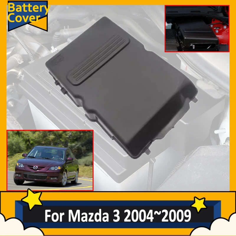 For Mazda3 Mazda 3 Axela BK MK1 2004 2005 2006 2007 2008 2009 Car Engine Battery Covers Battery Protective Case Freeze Cover