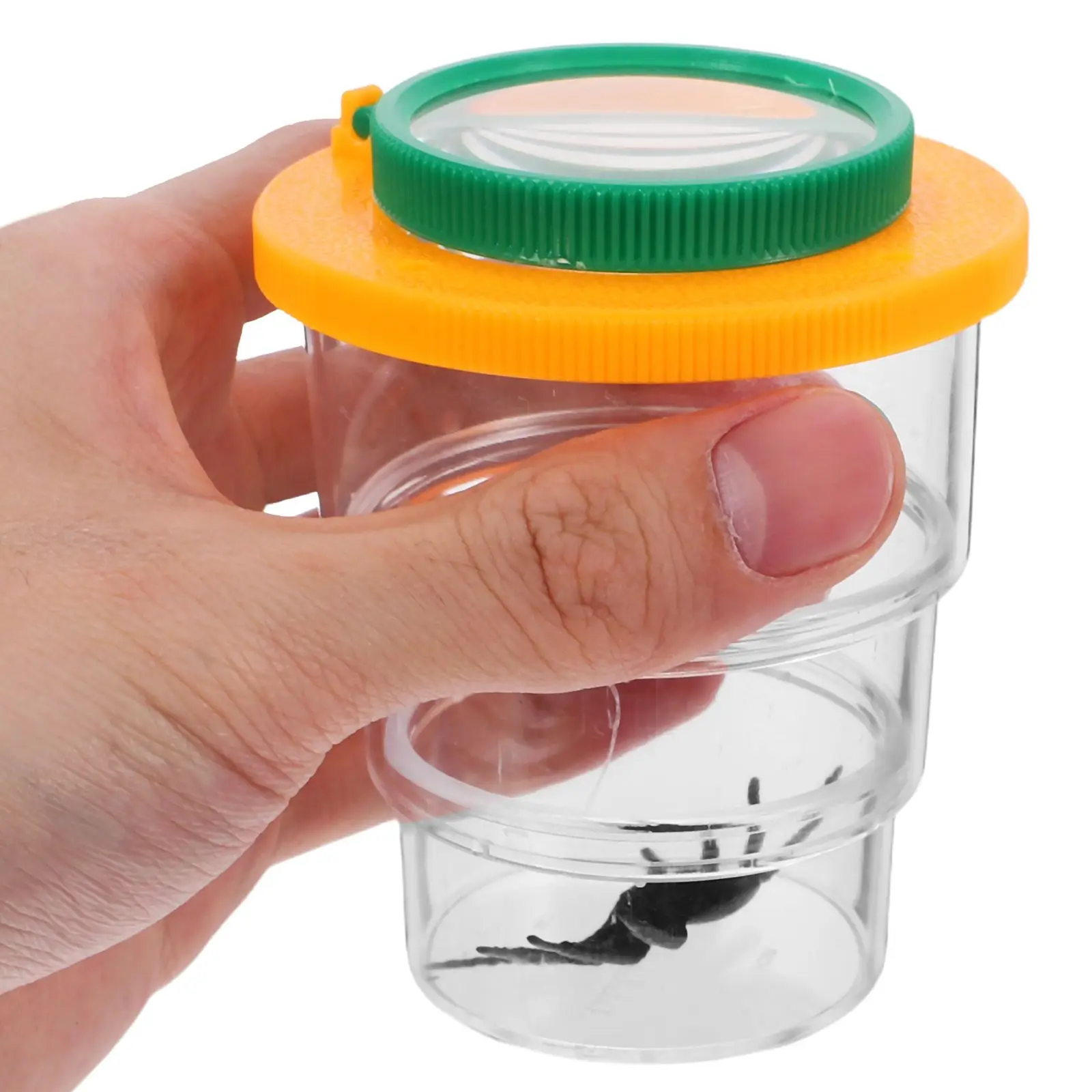 3 pçs bug lupa recipiente crianças visualizador de insetos ferramenta de exploração ciência aprendizagem brinquedo biologia equipamento de observação ampliação