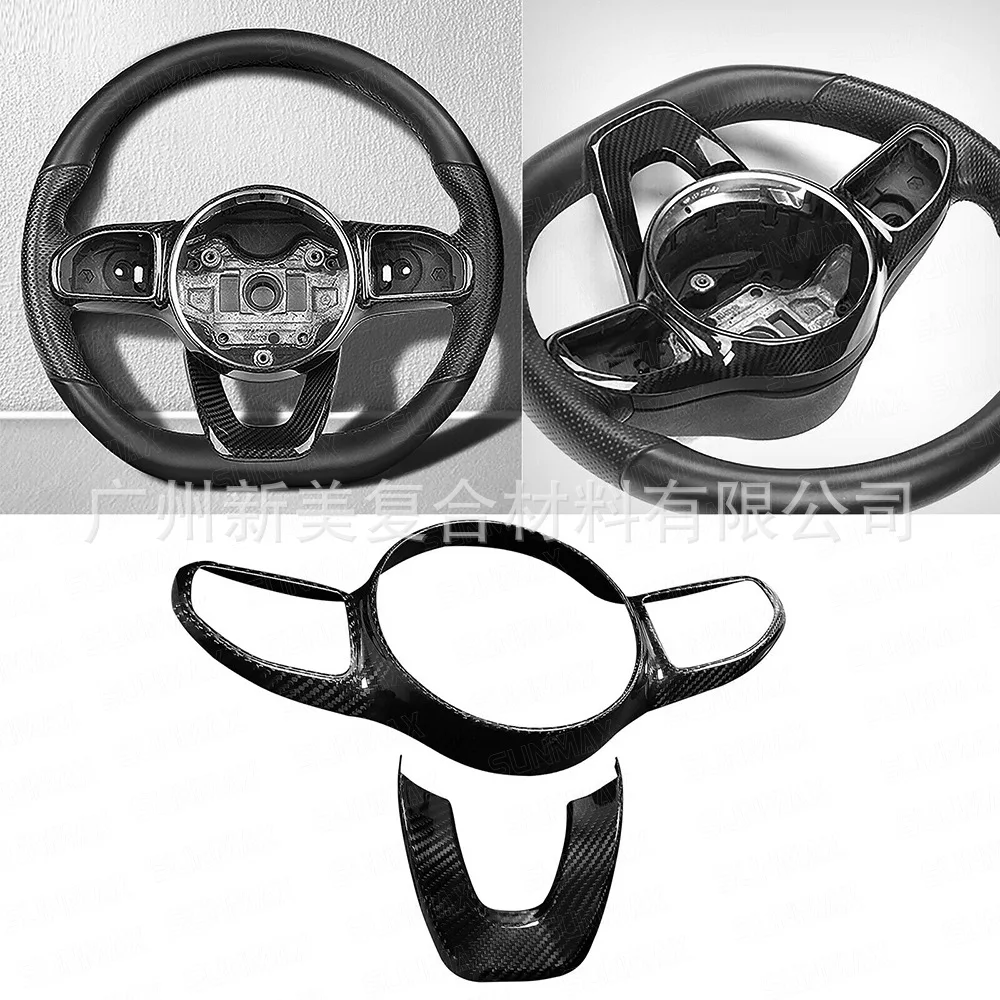 

Для Mercedes-Benz CLA true Dry из углеродного волокна, внутренняя нашивка на руль, защитное украшение, модифицированные аксессуары 2020