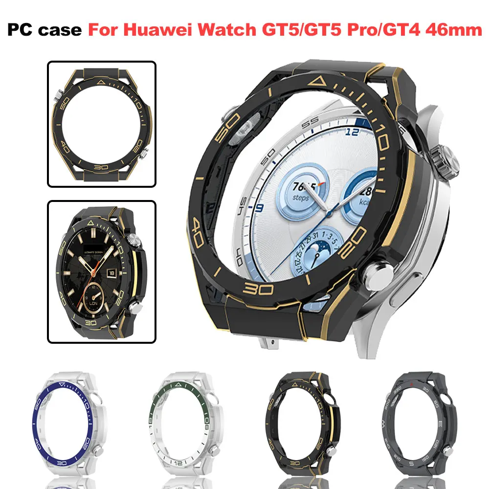 PC Case For Huawei Watch GT5 GT5 Pro GT4 46mm accessories High Quality Cover Update To Ultimate Protective Skin Shell Bumper