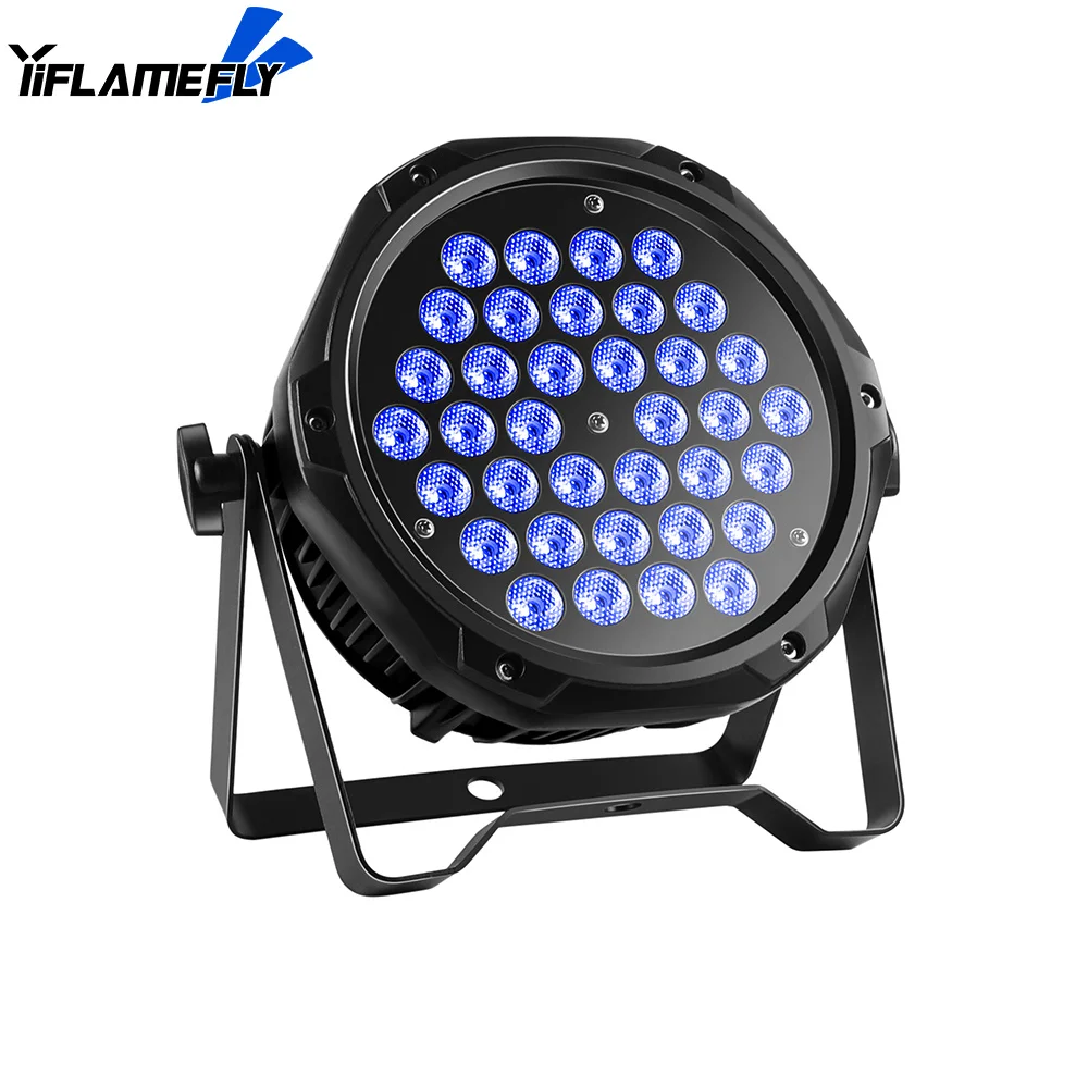 Yiflamefly Par Light Waterproof RGBW 36 LED spotlight IP65 With Waterproof Cable For Party Club Bar Wedding Halloween Christmas