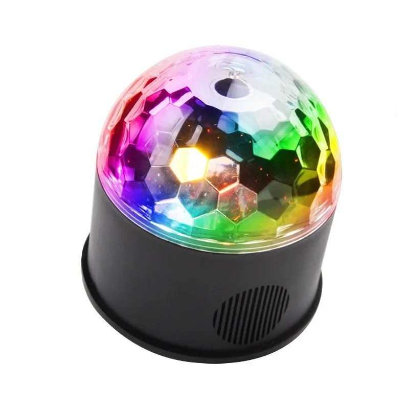 LED Star Projector Lamp USB Powered Colorful Rotating Magical Ball Bedroom Atmosphere Lamp Bar KTV DJ Disco Party Stage Light