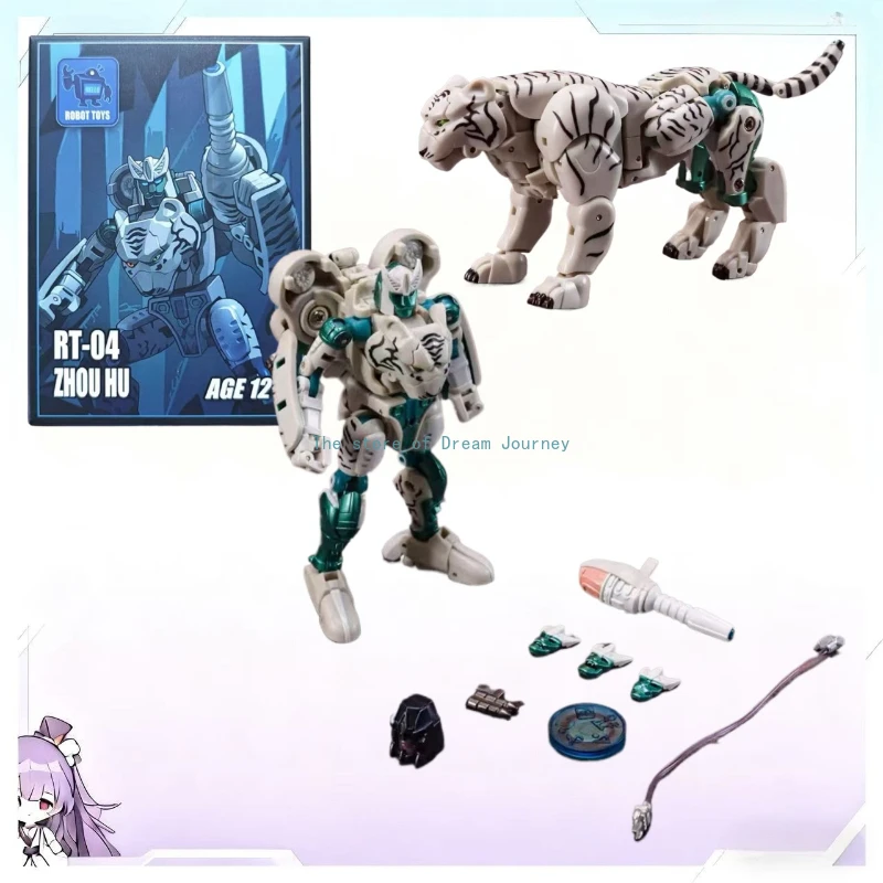 

В наличии RT04 Day Tiger White Tiger RobotToys Super Warrior мелкомасштабная меха-трансформер коллекция игрушек подарок