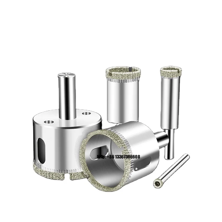 

Power Tools Accessories 6-50MM Vacuum Brazed Diamond Finger Milling Bits Diamond Core Drill Bit Hole Saw