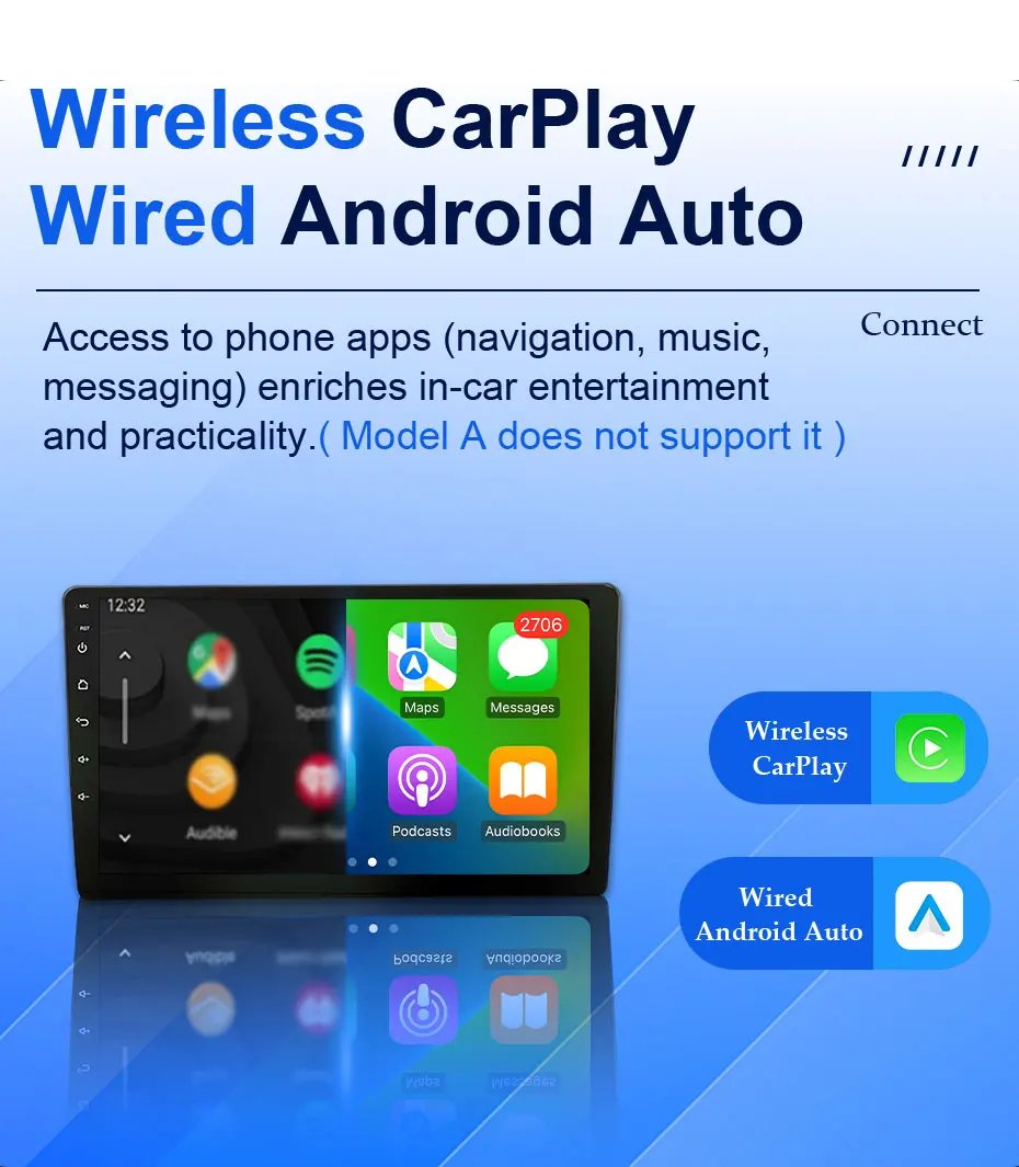 Auto-Radio Android 16 für Ford Ka 2008 - 2014 Carplay Multimedia-Player Stereo GPS Haupteinheit DSP BT WiFi 4G Split-Screen IPS – Detail 7