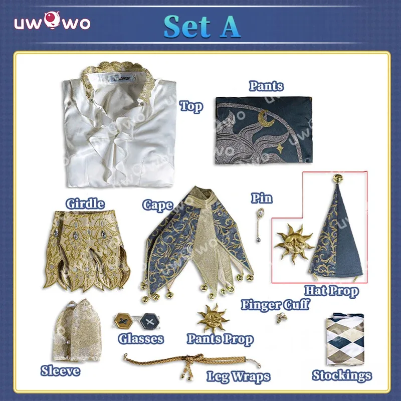 Seri Kolaborasi Qq28LQUWOWO: Identitas Game V Badut Menangis Cosplay Matahari Mati dengan Masker Kostum Halloween