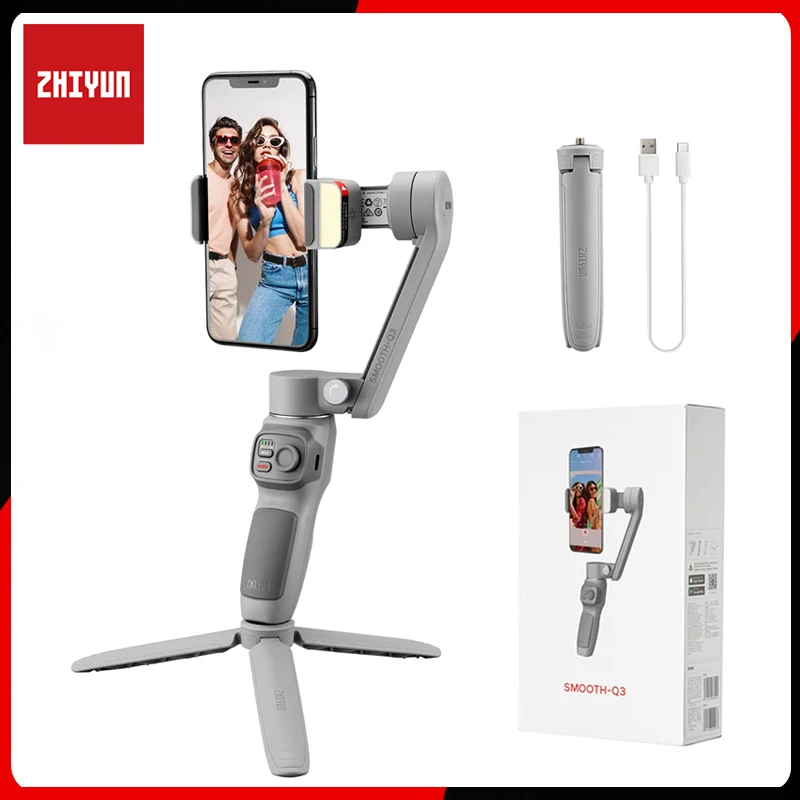 

ZHIYUN SMOOTH Q3 3-Axis Gimbal Stabilizer SmartFollow Handheld Gimbal Stabilizer Foldable Selfie Stick for Cell Phone Smartphone