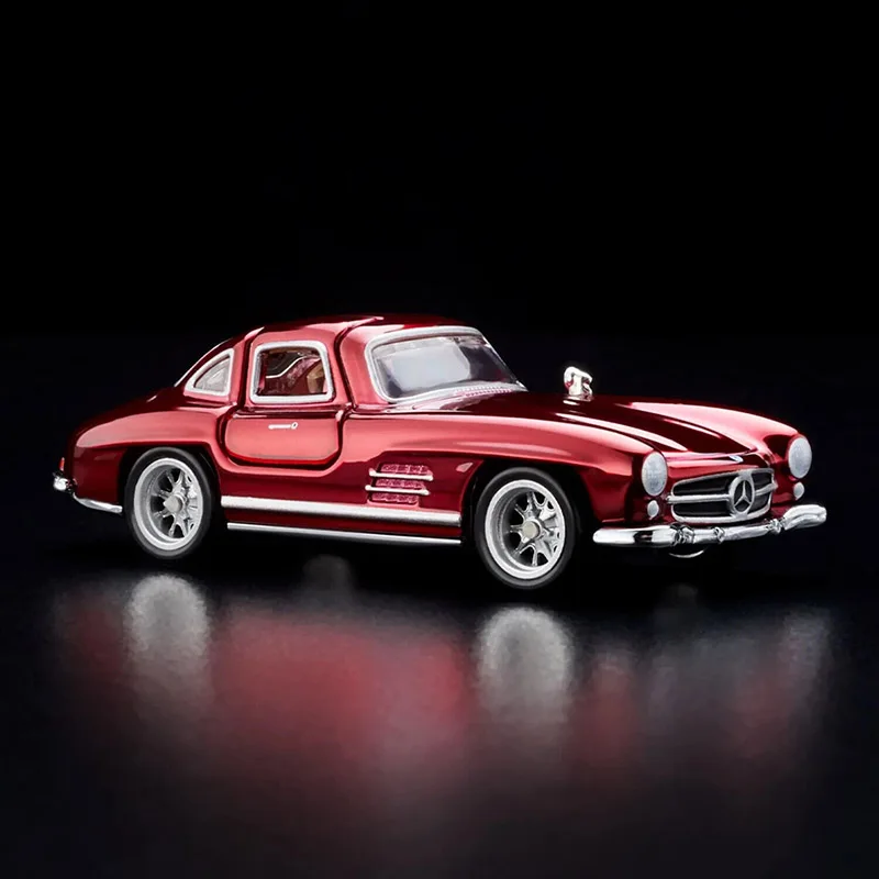 2023 Hot Wheels Collectors RLC Exclusive Red \'55 Mercedes Benz 300 SL 1:64 Scale Diecast Car Collection Model Toy