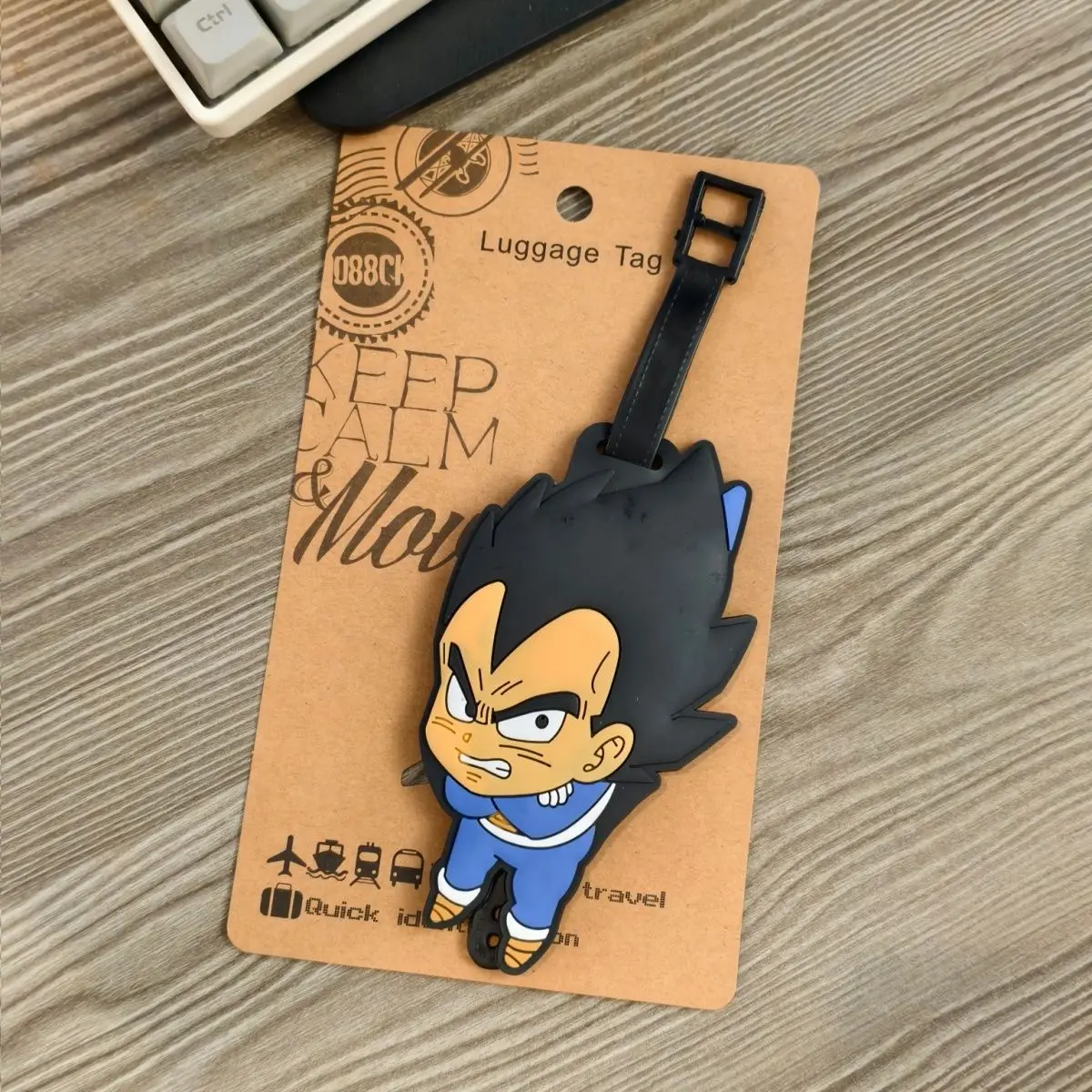 Neuer Dragon Ball Son Goku Majin Buu Vegeta Cartoon Niedlicher Gepäckanhänger für Reisegepäck – Hochwertiger Anhänger mit exquisiter Dekoration – Detail 11