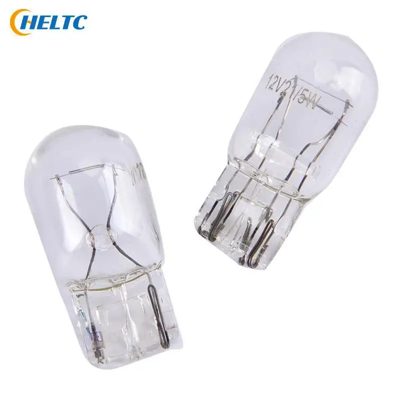 W21/5W T20 7443 7440 Signal Light 3800K Halogen Bulb Clear Glass Daytime Running Lights Turn Stop Brake Tail Bulb DRL Bulbs