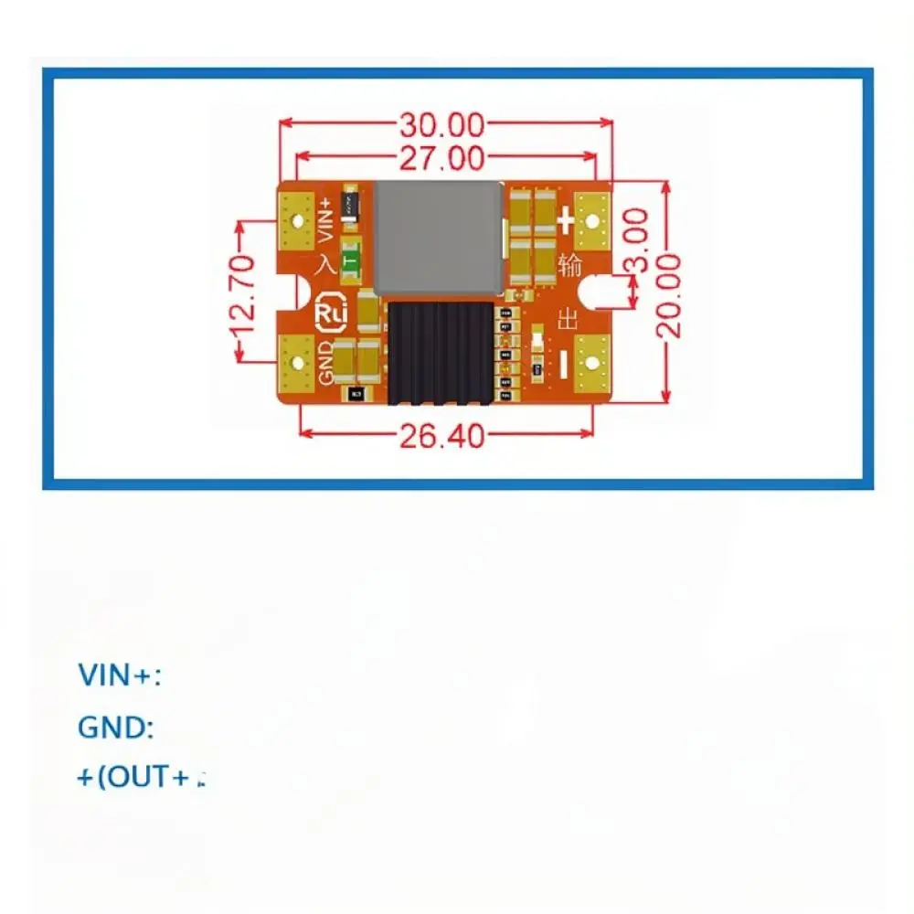 For For Saibang Wide Input Voltage 8A Step Down Module DC DC Converter Regulator Board Electronic Power Control System