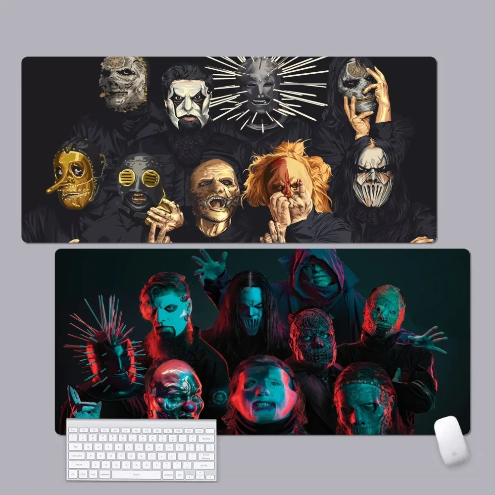 Band S-Slipknot Rock  Mousepad Custom Skin Cartoon Anime Gaming Mouse Pad Keyboard Mouse Mats Desk Mat Accessories Bedroom