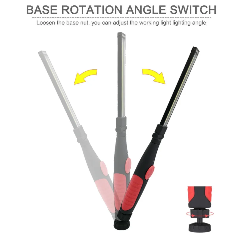 3in1 Cob Led torcia torcia USB ricaricabile lampada di ispezione della luce di emergenza da campeggio o riparazione auto, uso domestico, officina