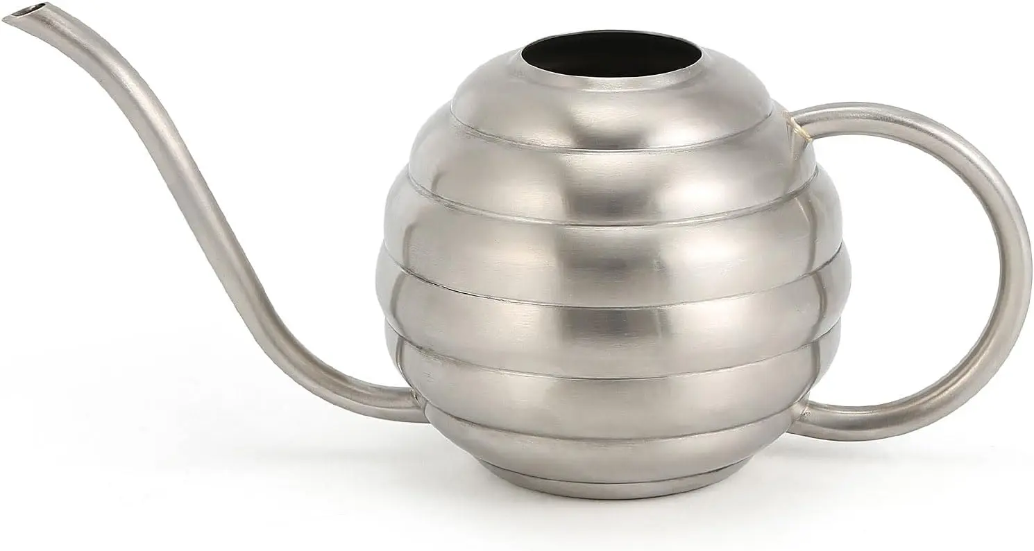 

Plant Watering Bottle 400ml/14oz Retro Style Watering Can Matte Frosted Silver