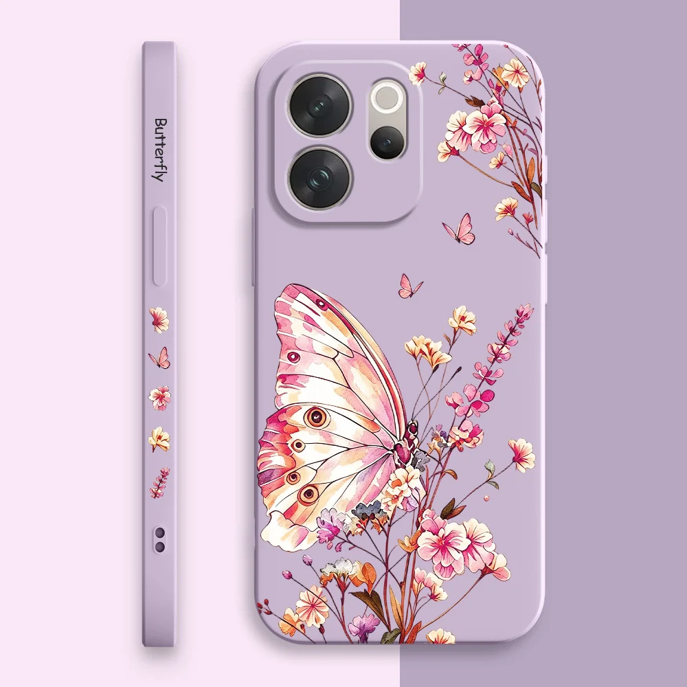 Casing Ponsel Butterfly Sprig  - Vivo V40 ulasan dan harga