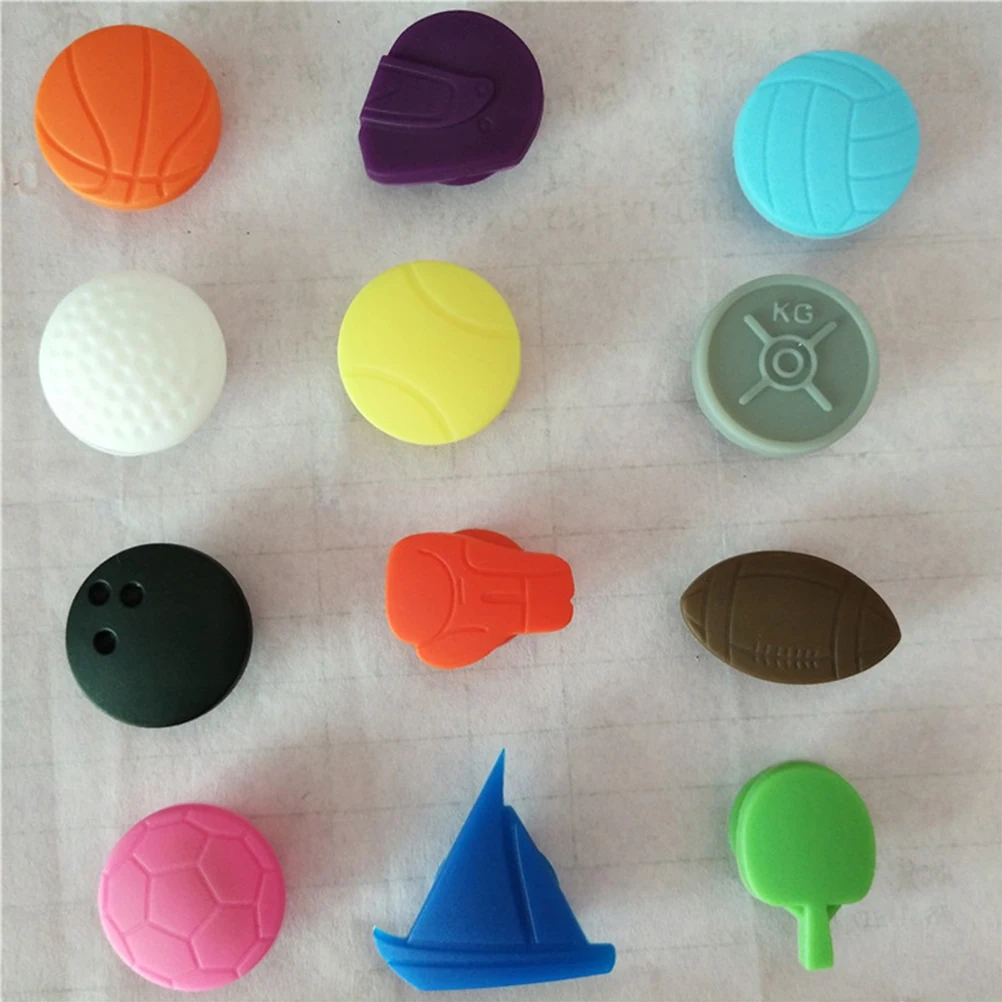 

24pcs Glass Stickers Suction Cups Markers Silicone Drink Recognizers Reusable Food Grade Eco Friendly Party Accessories