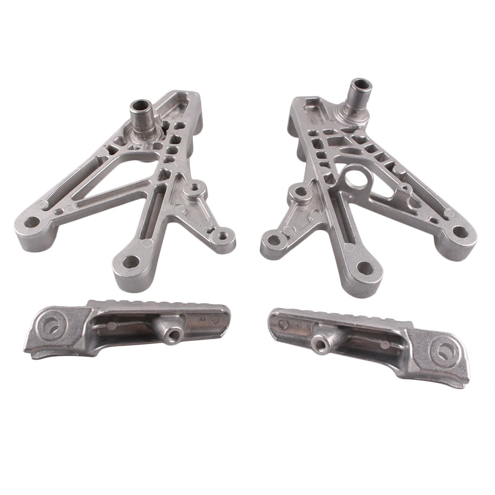 Motorcycle Front Footrest Foot Pegs Brackets for Honda CBR600 F4 1999 2000 & CBR 600 F4i 2001 2002 2003 2004 2005 2006