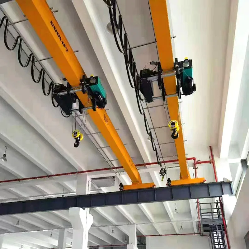 

10T European single beam crane small single beam driving 5T single beam crane intelligent frequency conversion European