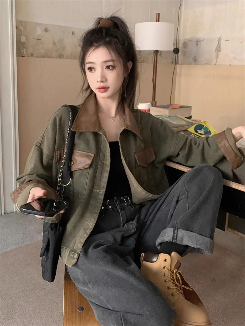 Retro Patchwork Denim Jacket AliExpress 2026