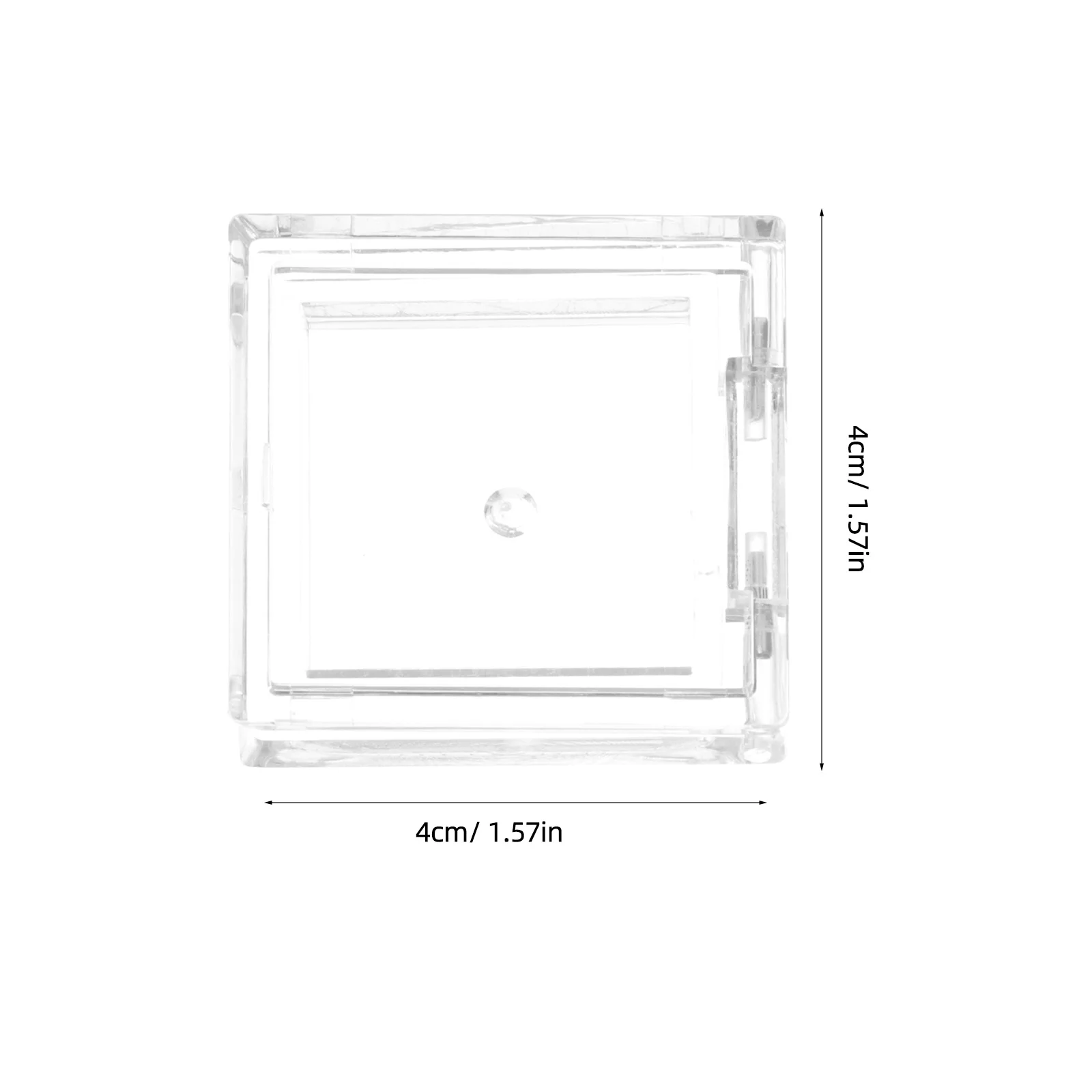 4Pcs Eyeshadow Pan Empty Square Palettes Refillable Makeup Case Small Portable Travel Lip Balm Container