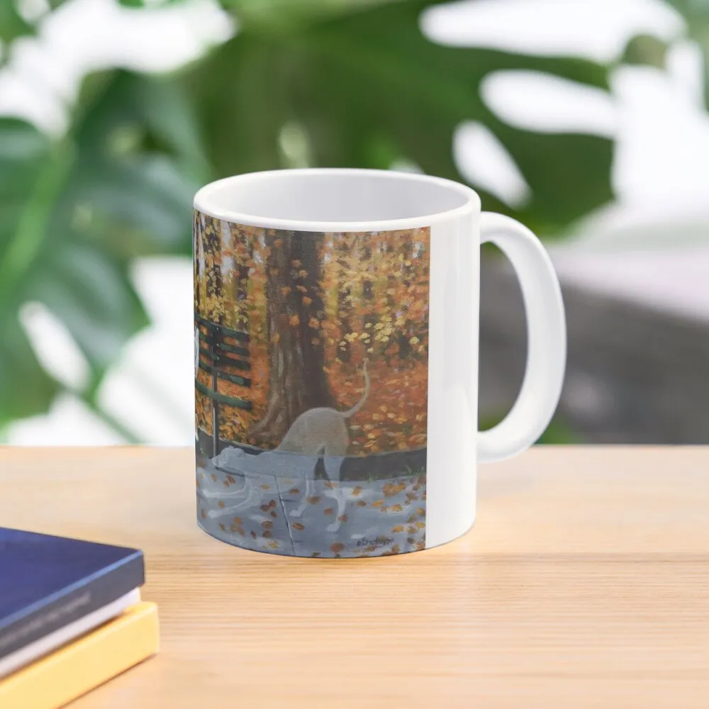 She Is A Lovely Pup Plays On Her Own For  Mug Gifts Handle Round Coffee Printed Cup Drinkware Design Photo Tea Image Picture