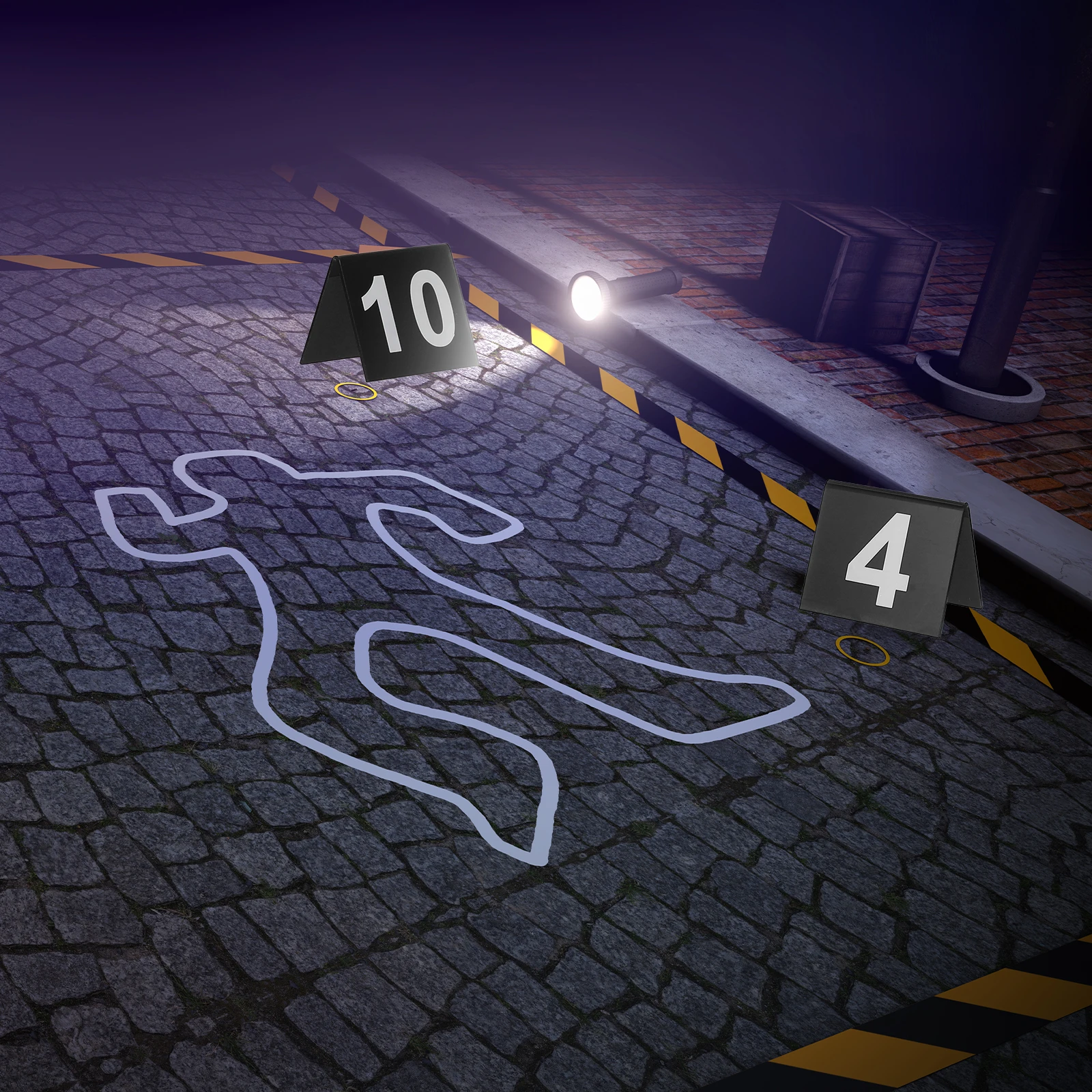 

15Pcs Acrylic Double-Sided Number Markers Black White V-Shaped Restaurant Table Numbers Scene Props Detective Party Decorations