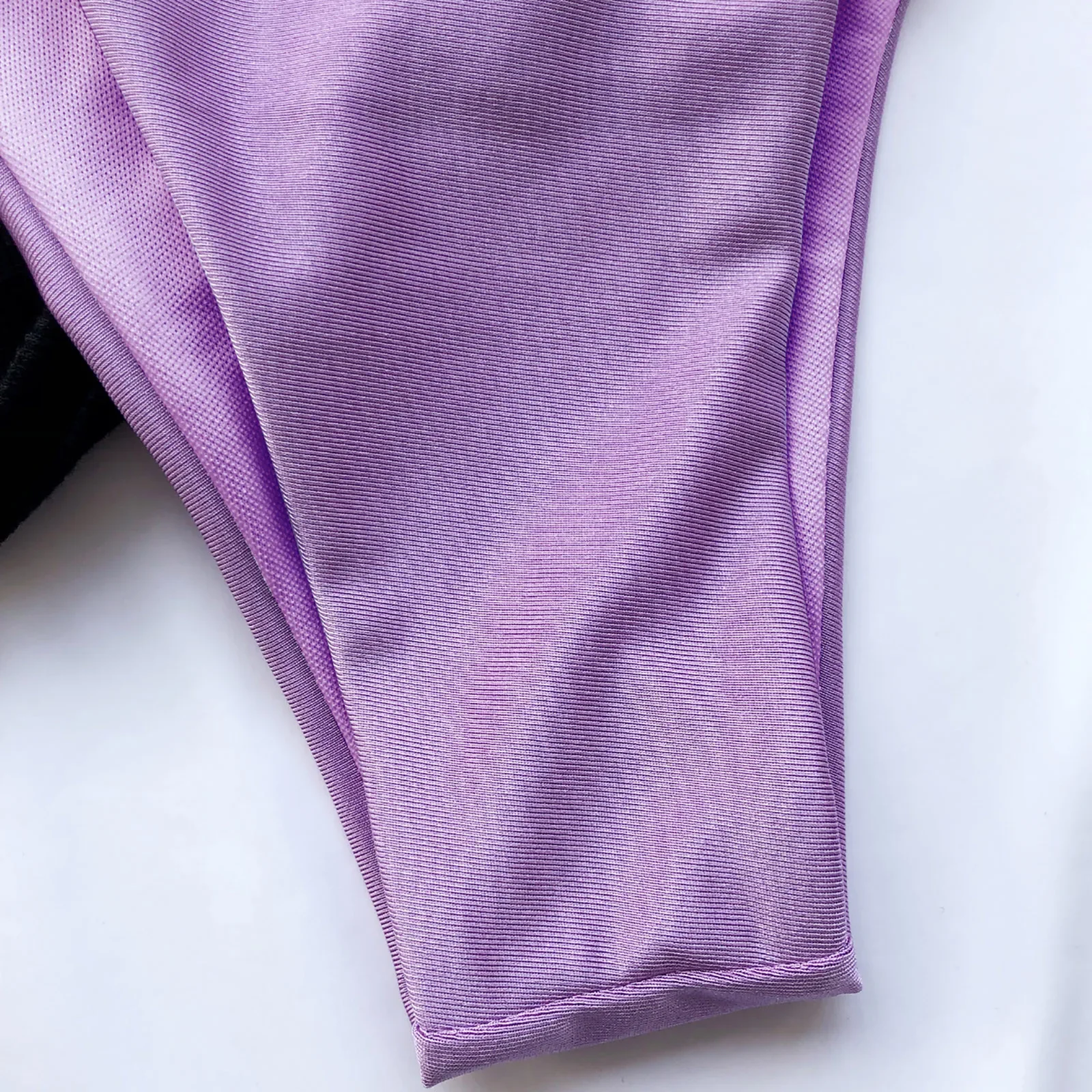 Damski dwuczęściowy strój kąpielowy bikini z rozcięciem, dekolt w serek, satynowy strój kąpielowy, tankini, bikini 2024, seksowna odzież plażowa damska