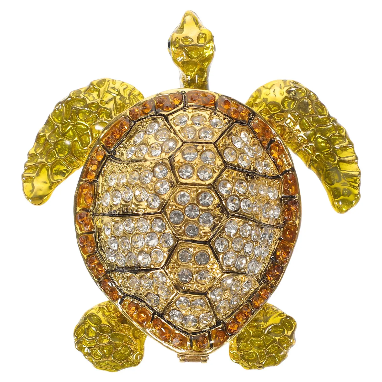 

Turtle Jewelry Box Storage Container Desktop Adornment Elegant Durable Cosmetics Ring Necklace Earring Holder High Class