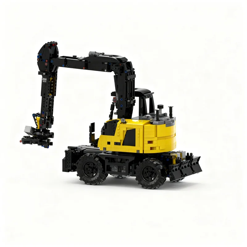 2569pcs MOC Technical Liebherr 918 Compact In Excavator Sweden Style Model Building Blocks Architecture Creative 3D Birthday