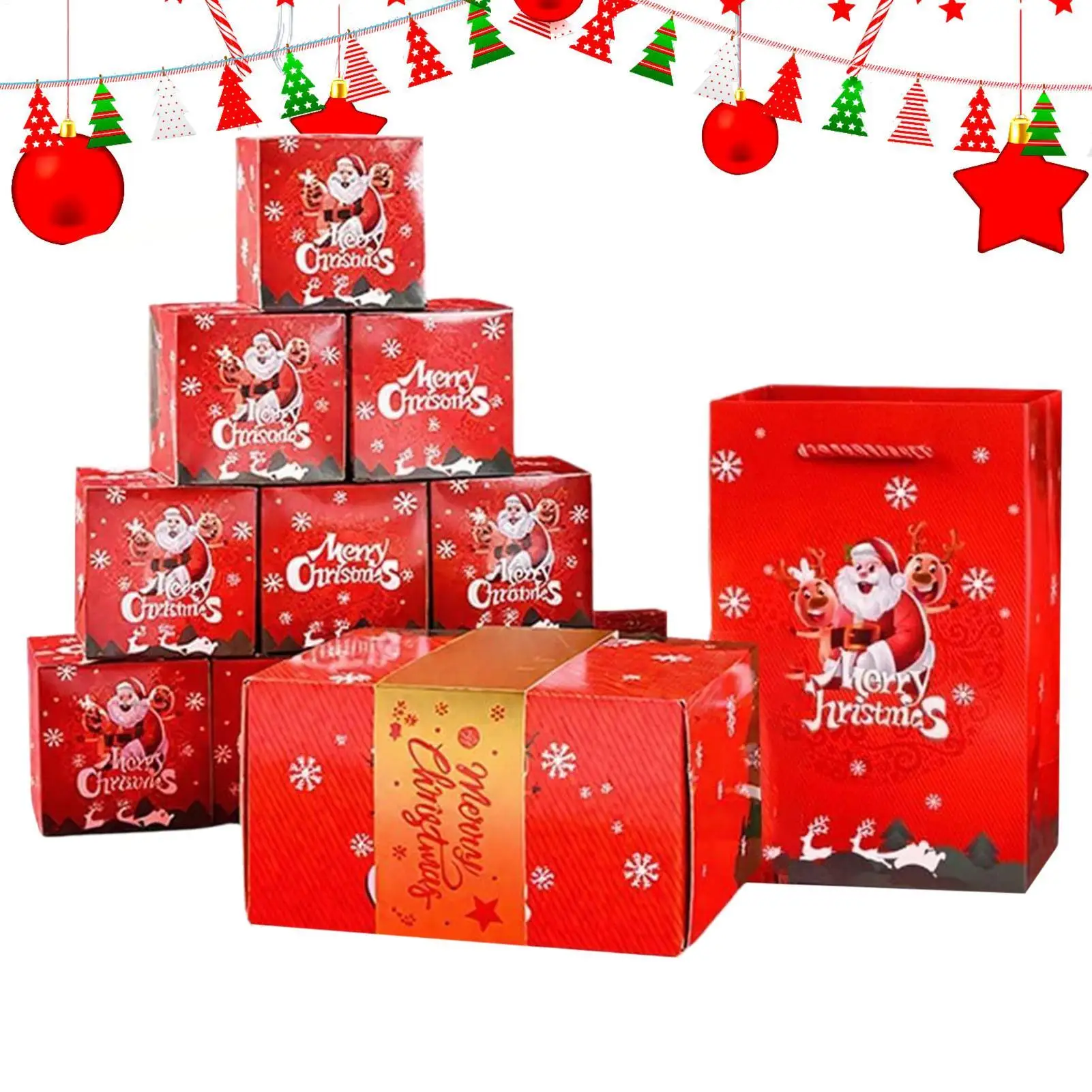 Christmas Money Pull Box Pop Design Cards Dispenser Foldable Merry Christmas Money Box For Kids Adults Friends Family Party