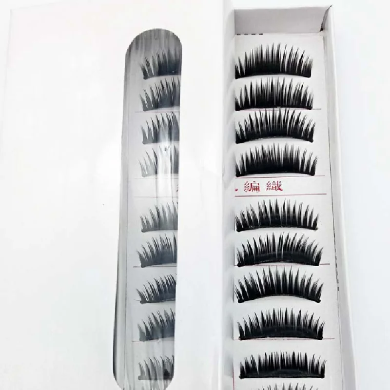 3D Makeup Mink False Eyelashes Hand Made 10 Pairs /set Full Strip Lashes  Eyelash Natural Long Lashes Extension Soft Natural