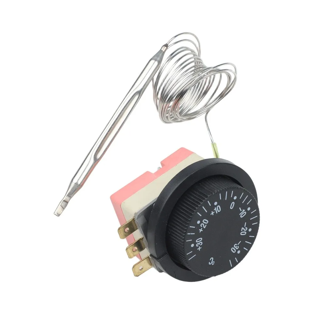 White 711 Temperature Control Switch With 30cm Probe For Refrigerator Cooling Unit Appliance Thermostat Sensor Replacement Part