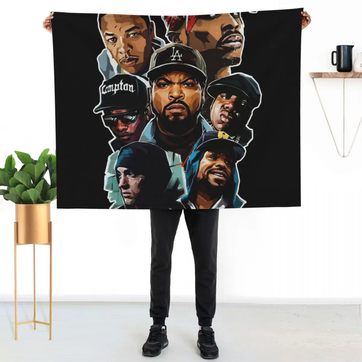 

classic rappers Throw Blanket No Pilling Soft Warm Blanket for Bed