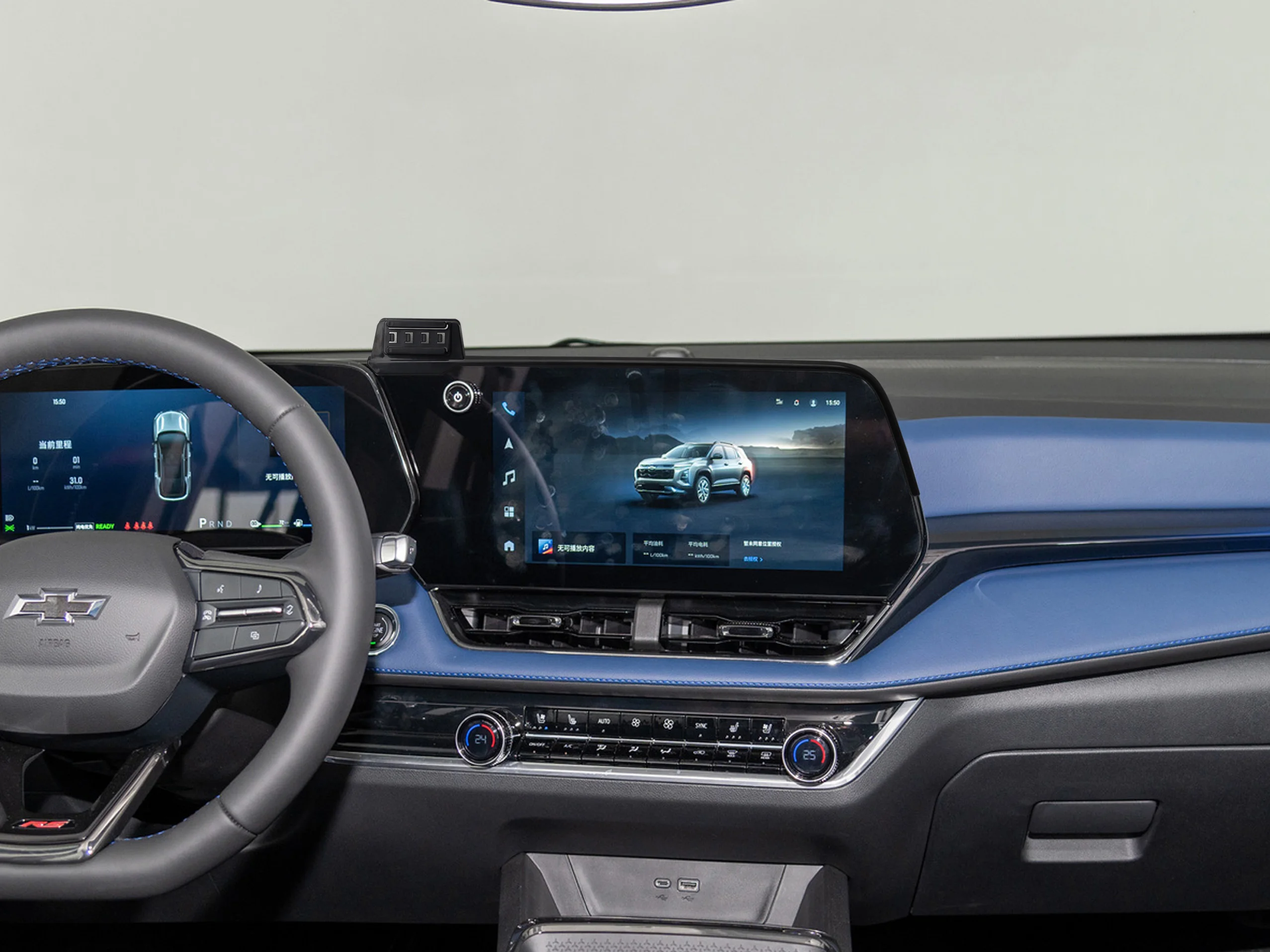 

Car Cell Phone Holder Screen Fixed Base Gravity For Chevrolet Equinox PHEV 2024 11.3 Inch For Car Auto Interior Accessories