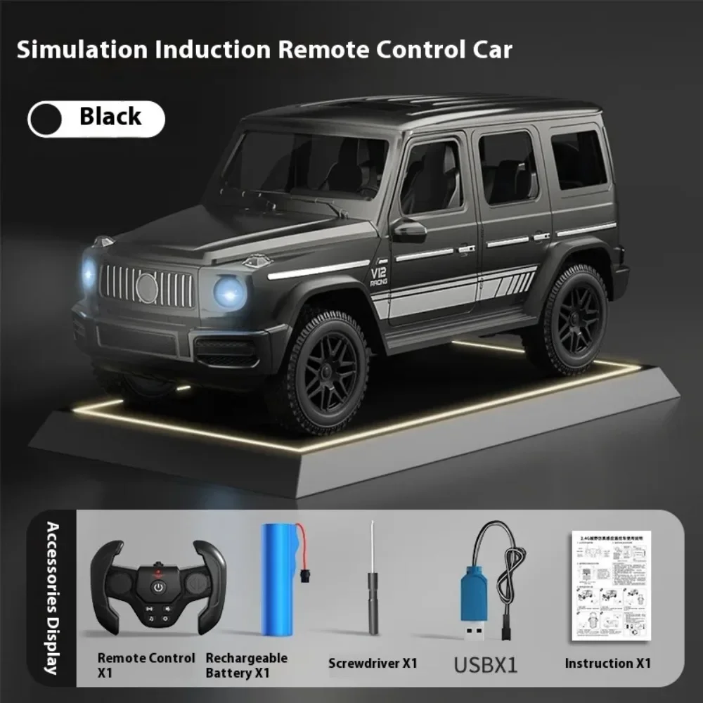 

JJRC Q179 Электрический внедорожный радиоуправляемый автомобиль 2,4G с дистанционным управлением со светом, звуком, датчиком жестов, игрушечный грузовик, автомобиль для подарков