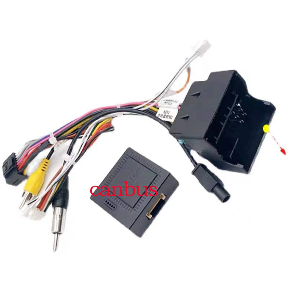 BYNCG 1PC Android Car Media Player Navi Radio CANBUS BOX Wire Harness For Volkswagen Golf 5/6/Polo/Passat/Tiguan/Touran