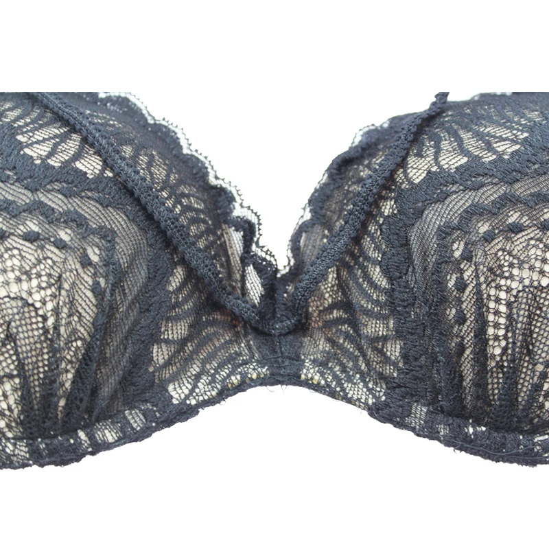 Women Bras Lace Sexy Bra Woman Push Up Adjustable Brassiere Femme Seamless Underwear Lady Comfortable Bras 32343638ABC