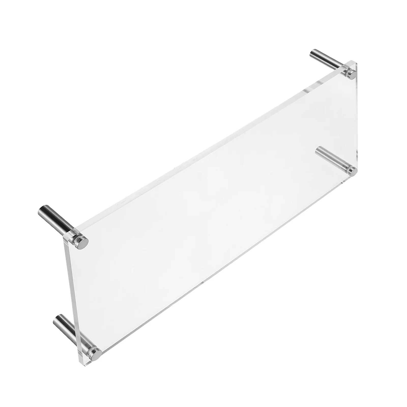 Small Computer Monitor Riser Stand 50*20Cm Clear Acrylic Tabletop Desk Shelf Elevated Display Platform For Pc Laptop Screen